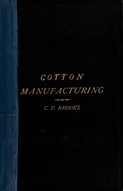 cotton manufacturing 1892