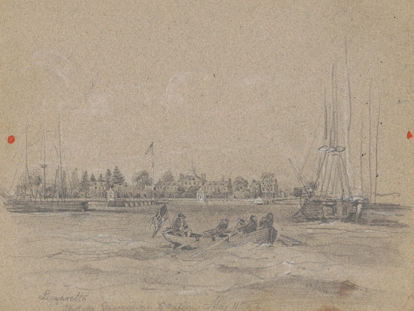 Lazaretto Philada quarantine station May 11th 1856
