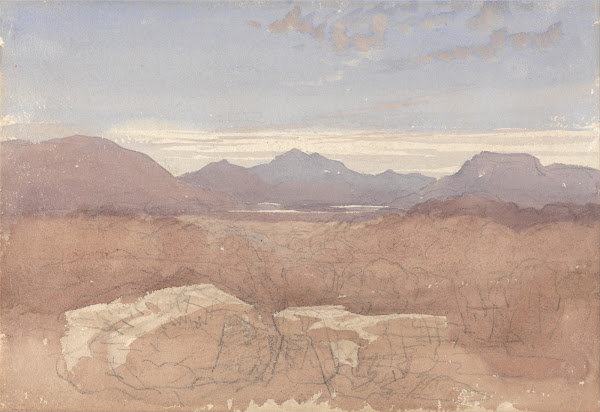 A Mountainous View North Wales 1810s