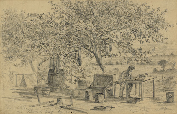 Our kitchen near Beverly Ford 1863