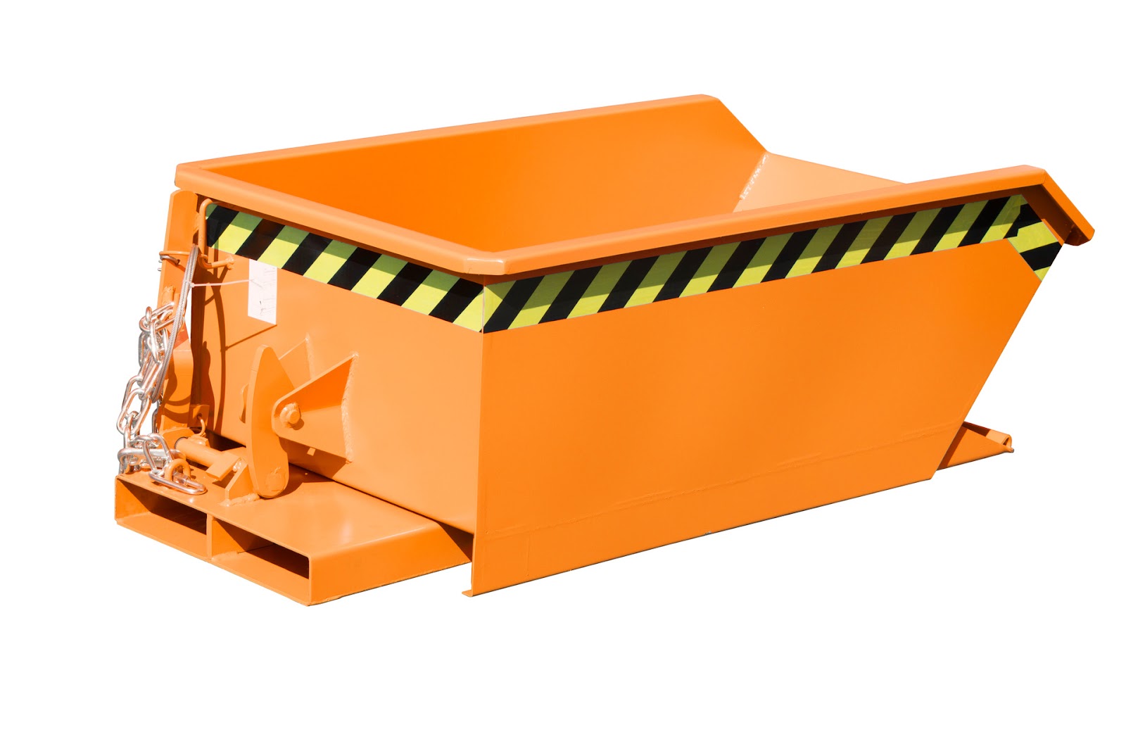Mini-Kiepcontainer MGU 230, gelakt, Geeloranje