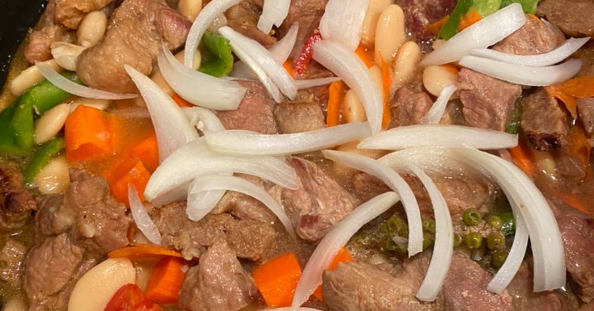 Thịt heo nấu đậu