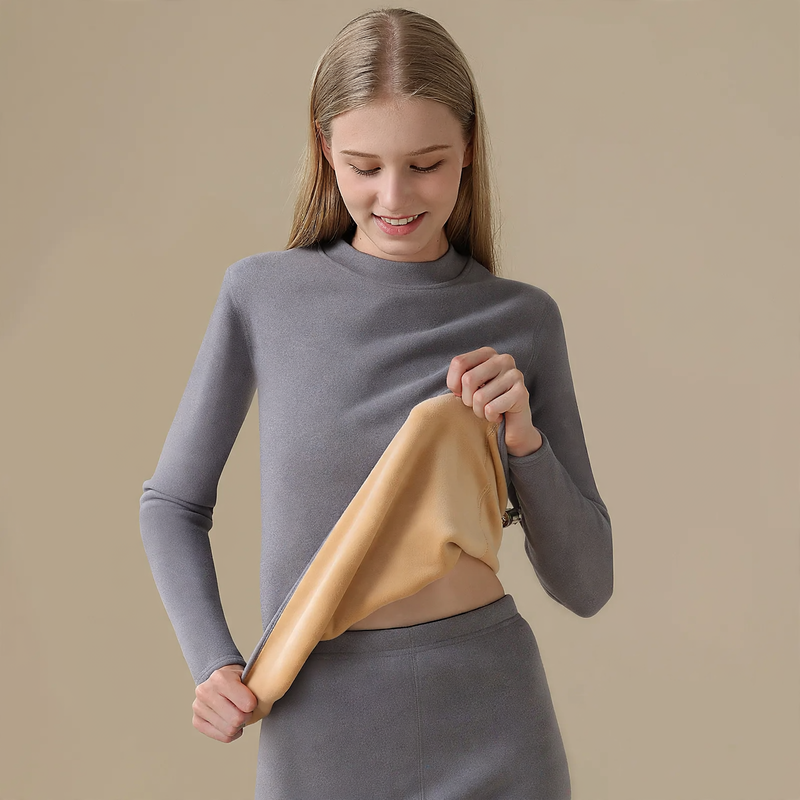 Thermal Underwear Set for Couples, warming, Crew Neck