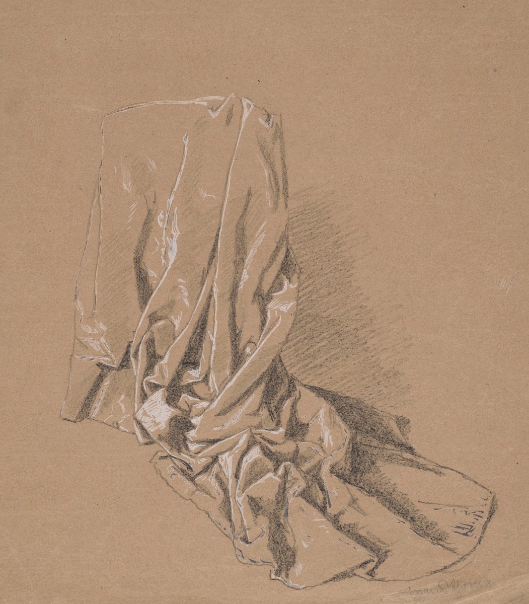 Study of drapery 1900   1924
