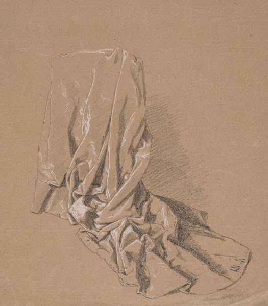 Study of drapery 1900   1924