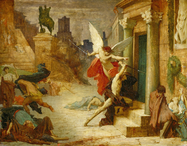 The Plague in Rome 1869