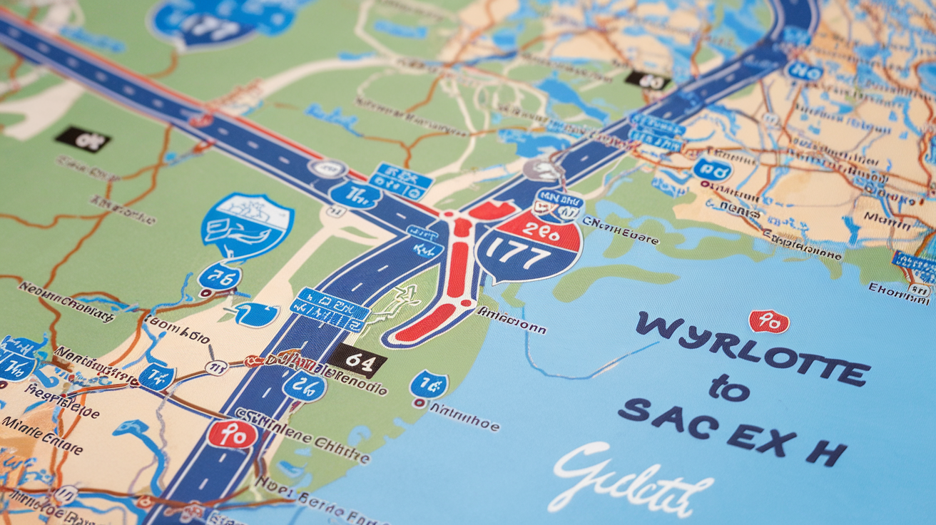 Best Route from Charlotte to Myrtle Beach