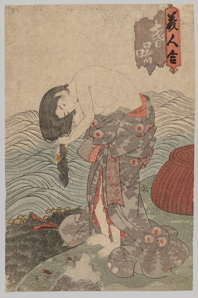 Woman Diver Combing her Hair 1786 1864