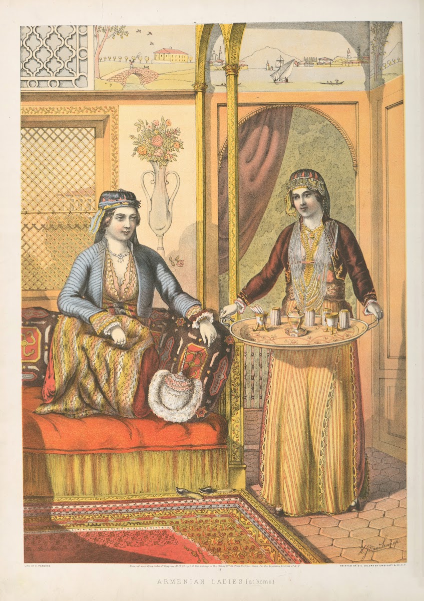 Armenian Ladies At Home 1862
