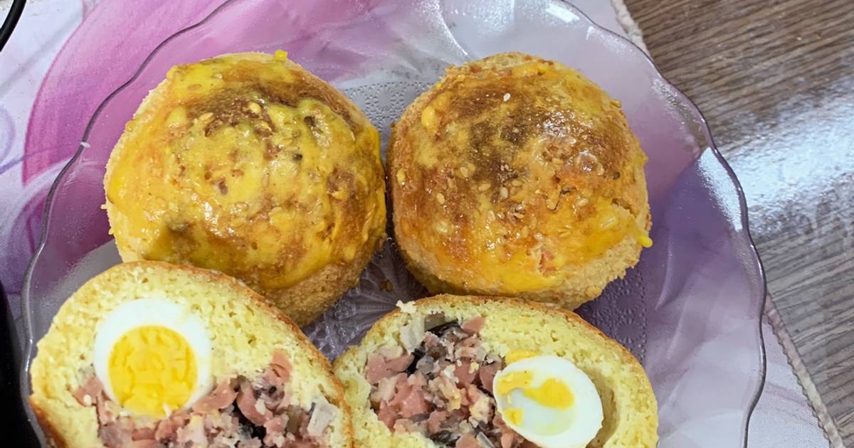 Bánh bao nướng Keto
