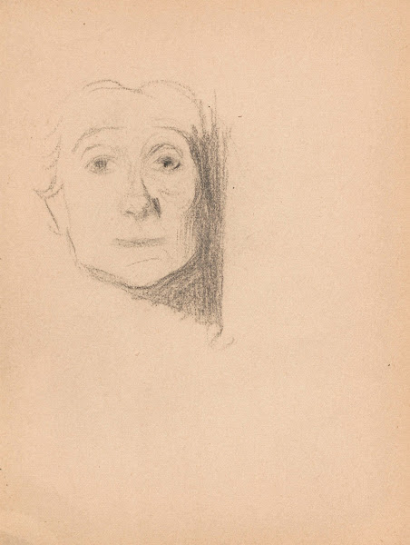 Sketch of self portrait 1910