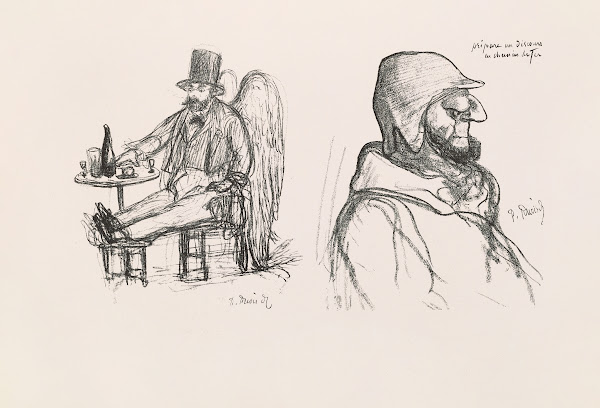 Les caricatures de Puvis de Chavannes Pl14 1906