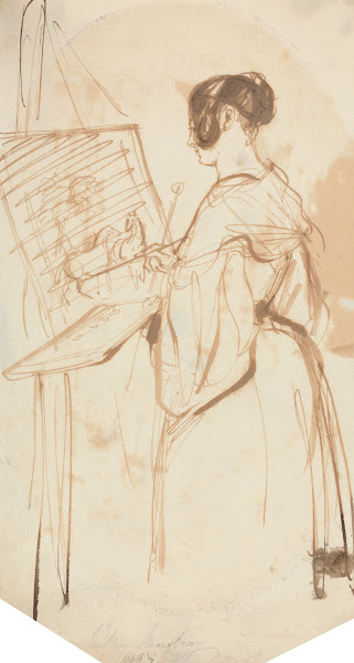 A Lady Painting 1837