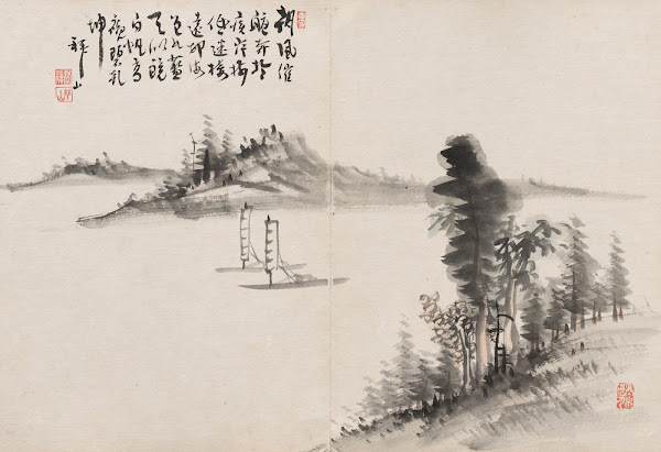 Album of Paintings by Haizan Pl06 late 1800s early 1900s