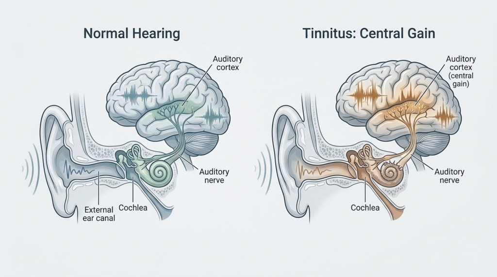 Linking tinnitus with serotonin circuit!
