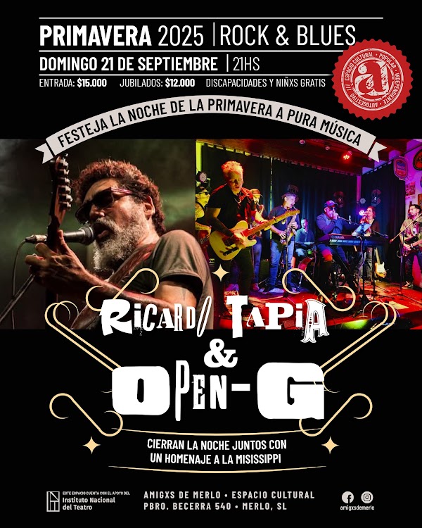 Primavera 2025 Rock & Blues 🎸