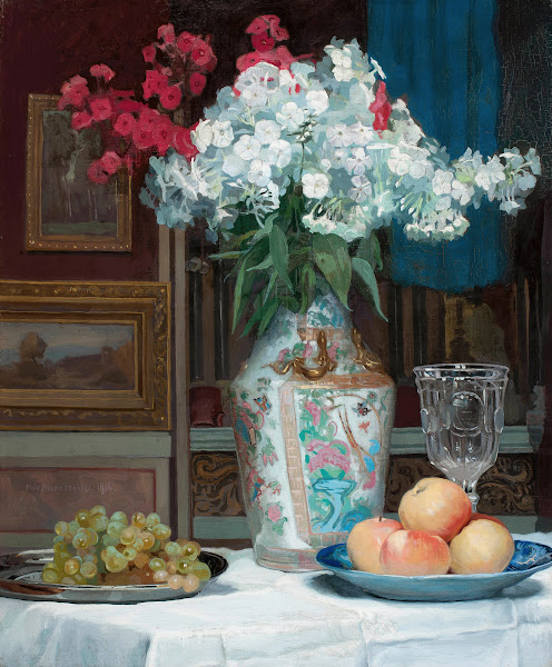 Still life with a bouquet of phlox 1916