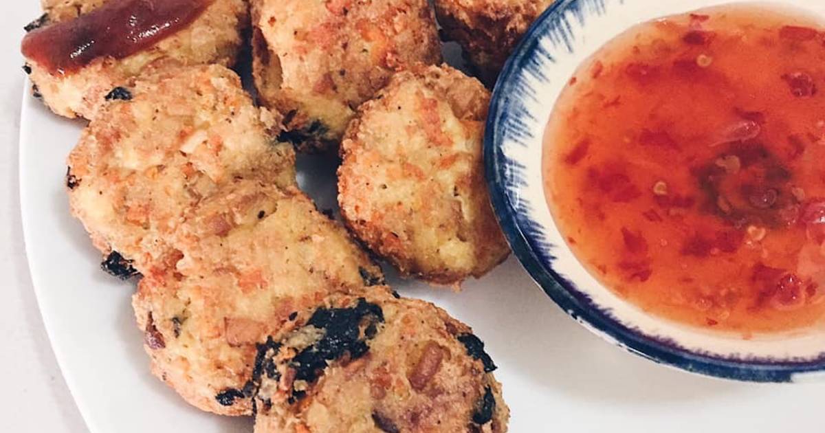 Chả chiên từ đậu hũ nghiền (chay)