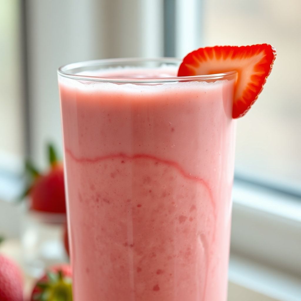 Quick and Refreshing Strawberry Lemon Smoothie Recipe – 5-Minute Homemade Breakfast finished
