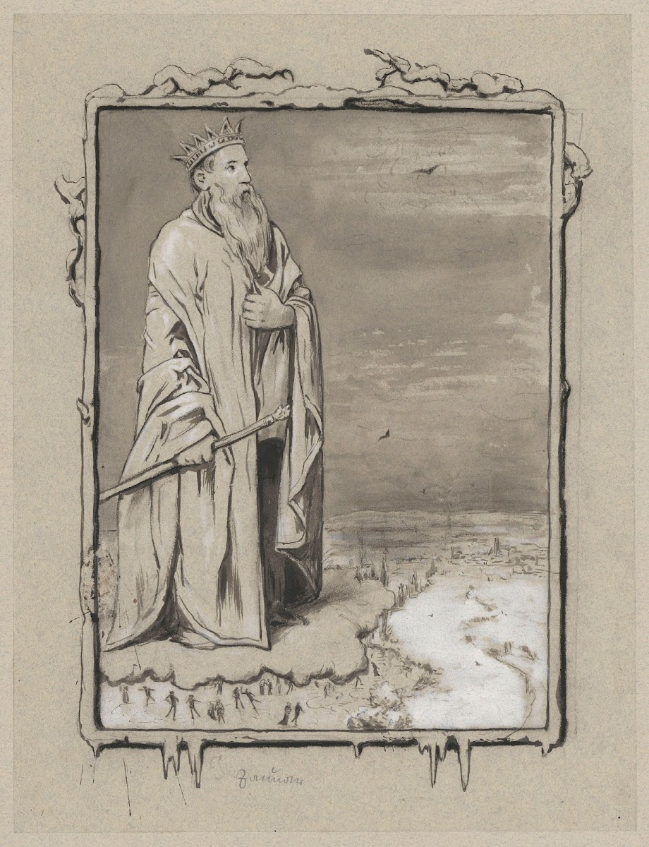 The allegory of January 1901