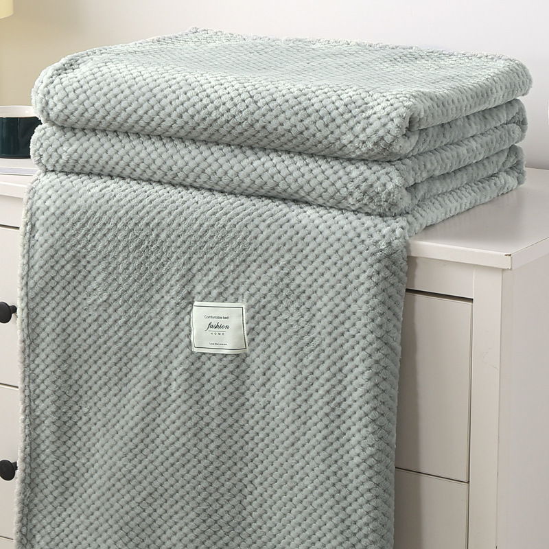 Jacquard Flannel Blanket, soft and warming