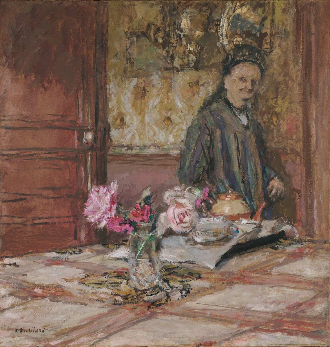 Madame Vuillard en bonnet à la Closerie des Genêts 1921