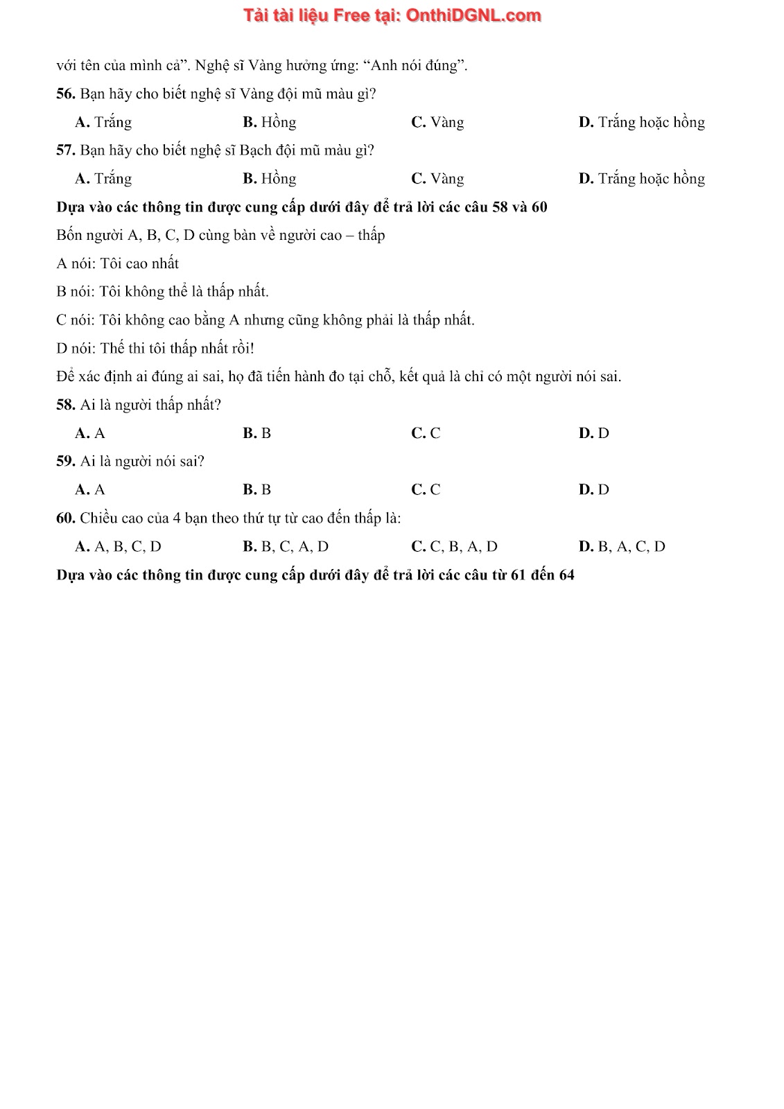 900 bài tập môn Toán - Ôn thi ĐGNL ĐHQG TP HCM Phần 17