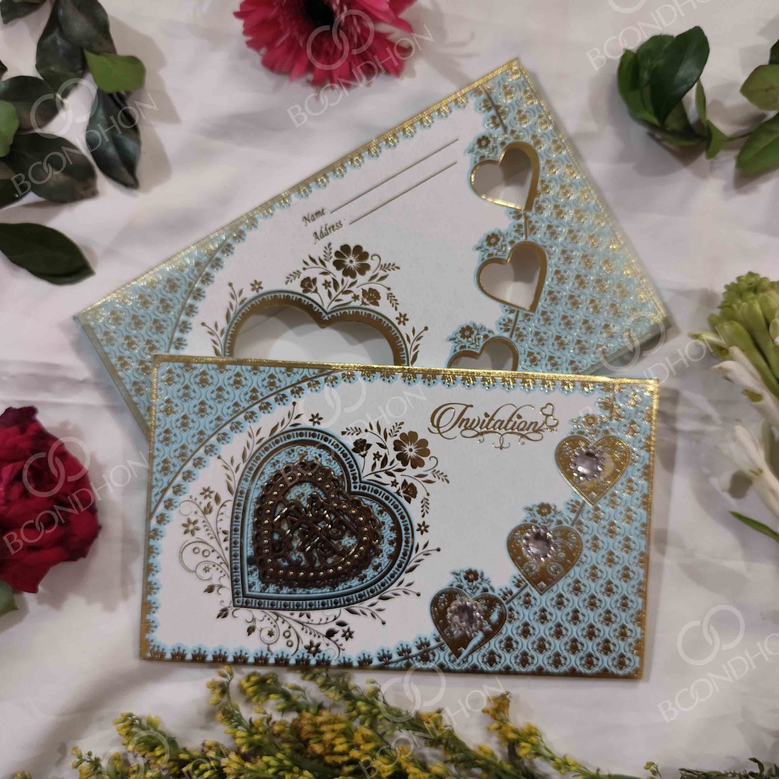Affordable wedding card design AFF-016 - BOONDHON Manikganj