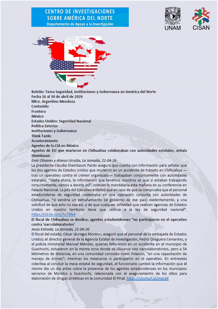 Portada del boletín