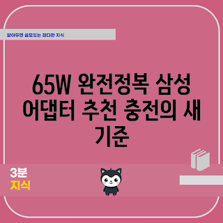 삼성노트북c타입충전기, 65W 충전기 추천, PD 어댑터 사용법, 왜 접지형 충전기가 필요한가, 삼성센터정품의 장점