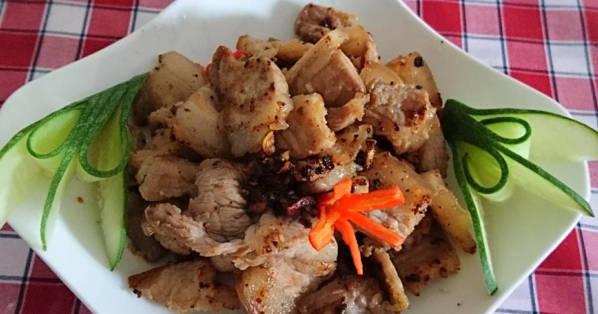 Thịt rang cháy cạnh