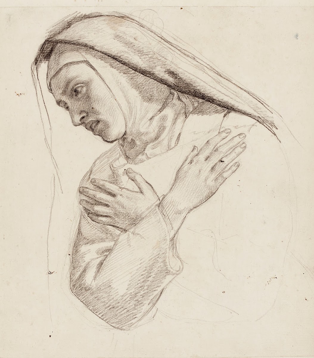 Etude pour la Mort de sainte Thérèse 1835