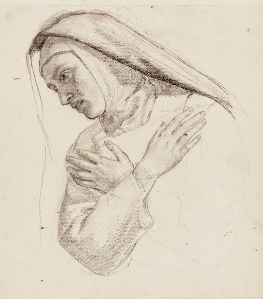 Etude pour la Mort de sainte Thérèse 1835