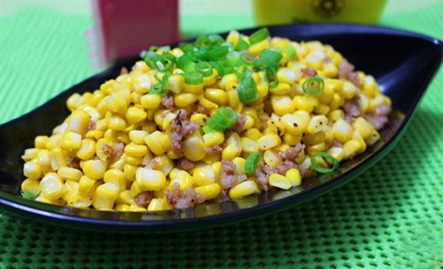 Bắp Xào Thịt Băm