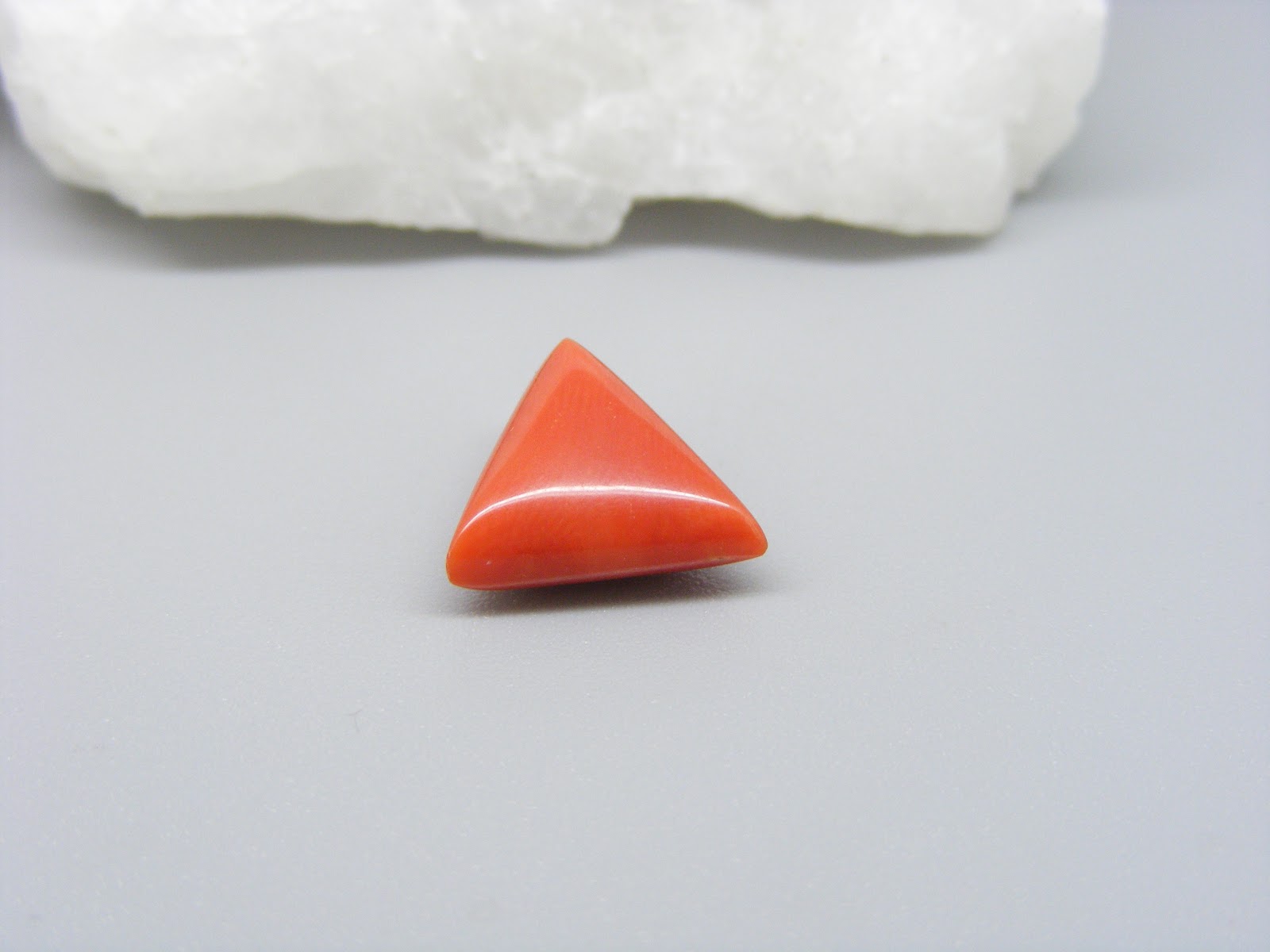 Natural Triangle Red Coral 5.01