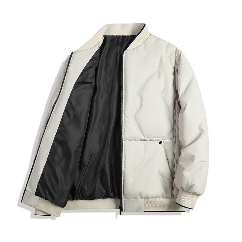 Herren-Winterjacke, gefüttert, wendbar
