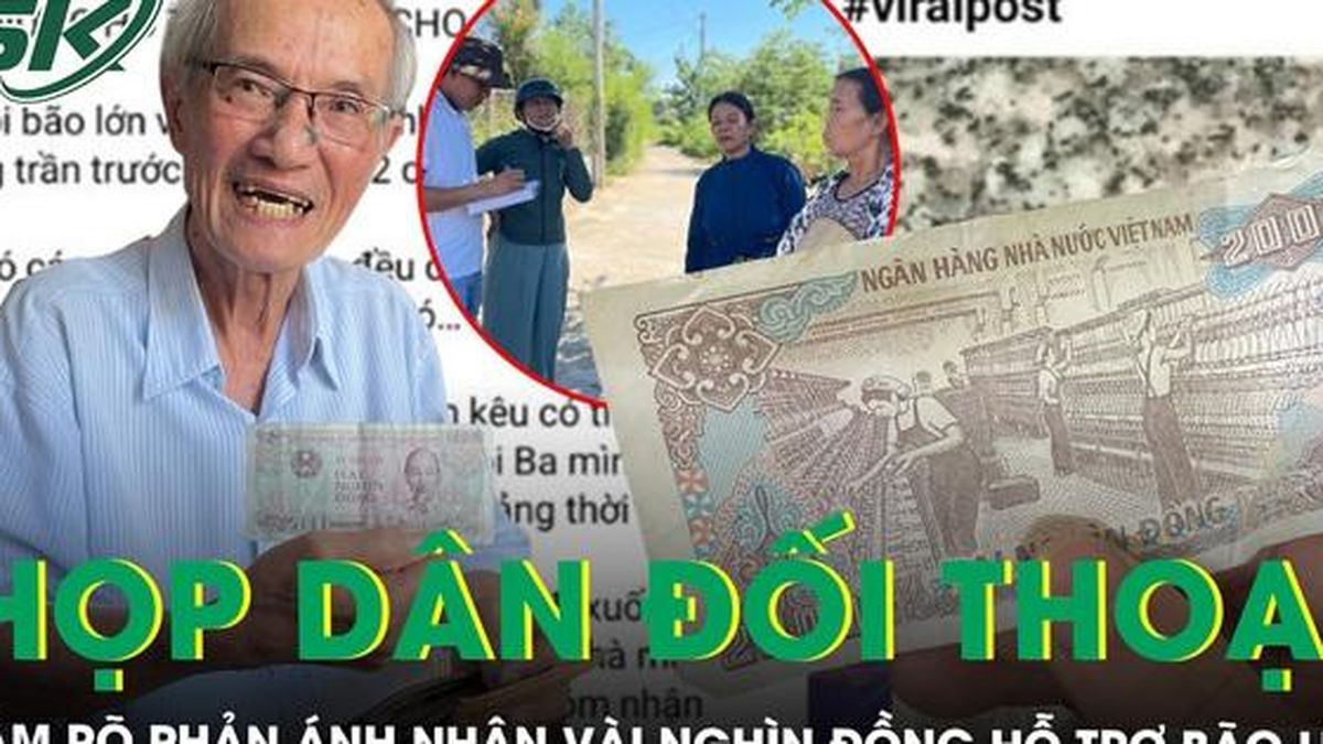 Chính quyền mời dân đối thoại, làm rõ phản ánh nhận vài nghìn đồng hỗ trợ bão lũ ở Gia Lai - Báo Sức Khỏe &amp; Đời Sống