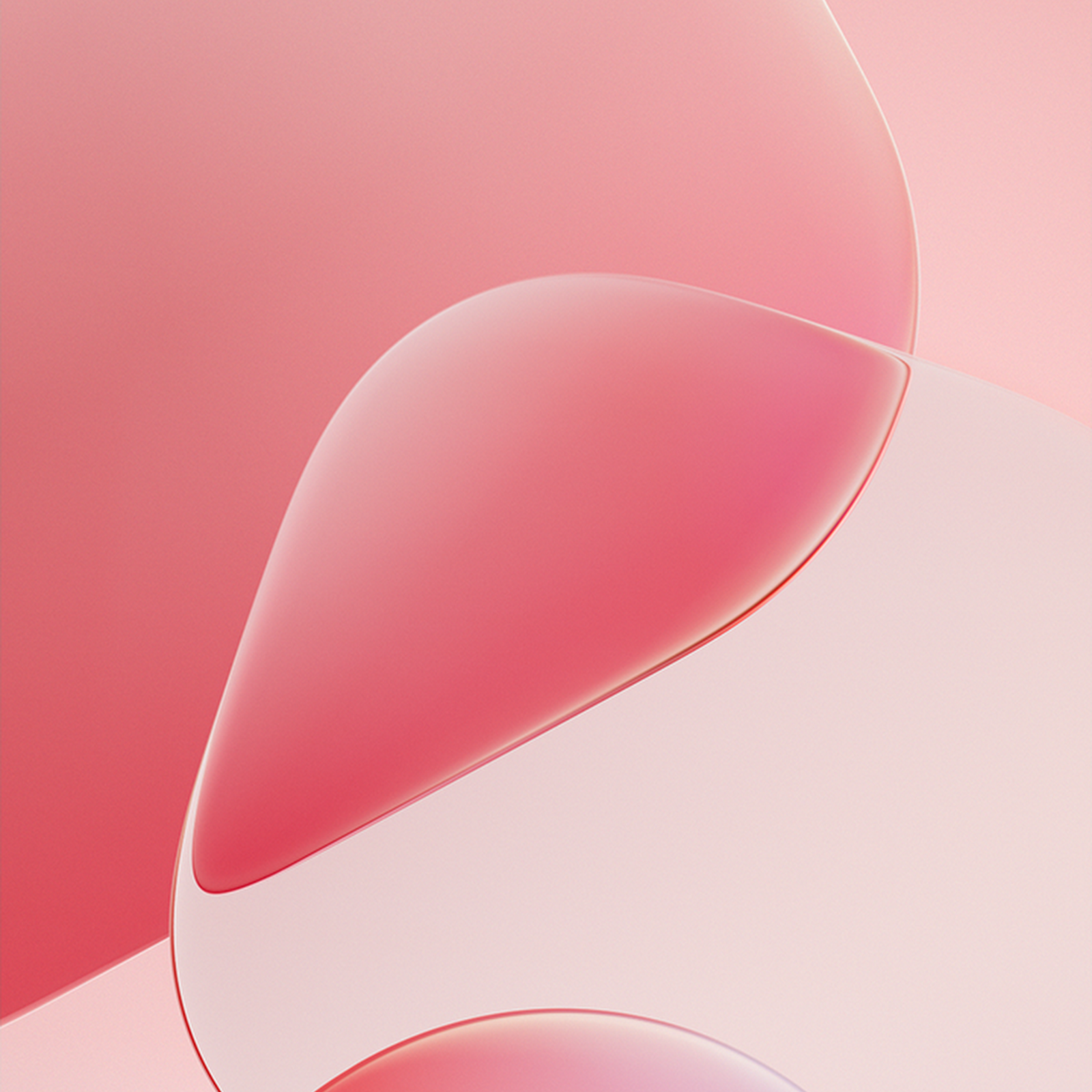 Download Soft Pink Abstract Shapes iPhone