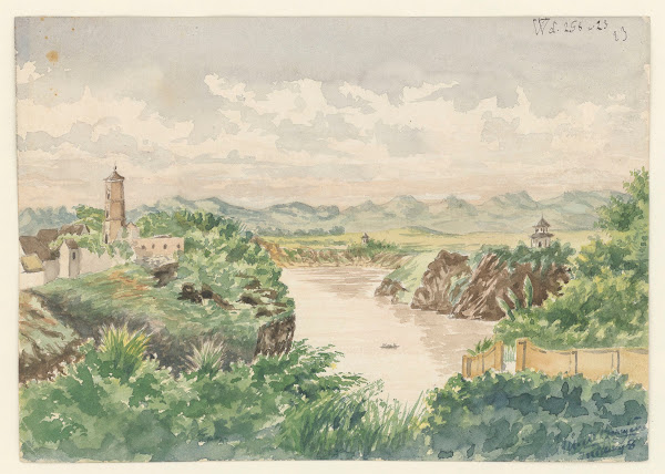 25 aquarelles par Auguste Mouillesaux de Bernières Pl23 1879