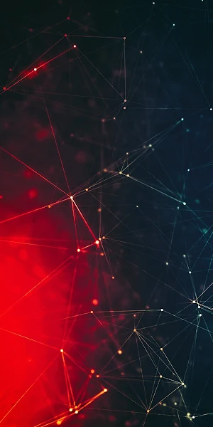 Constellation, Plexus, Connection, Network 2K iPhone Wallpaper Background