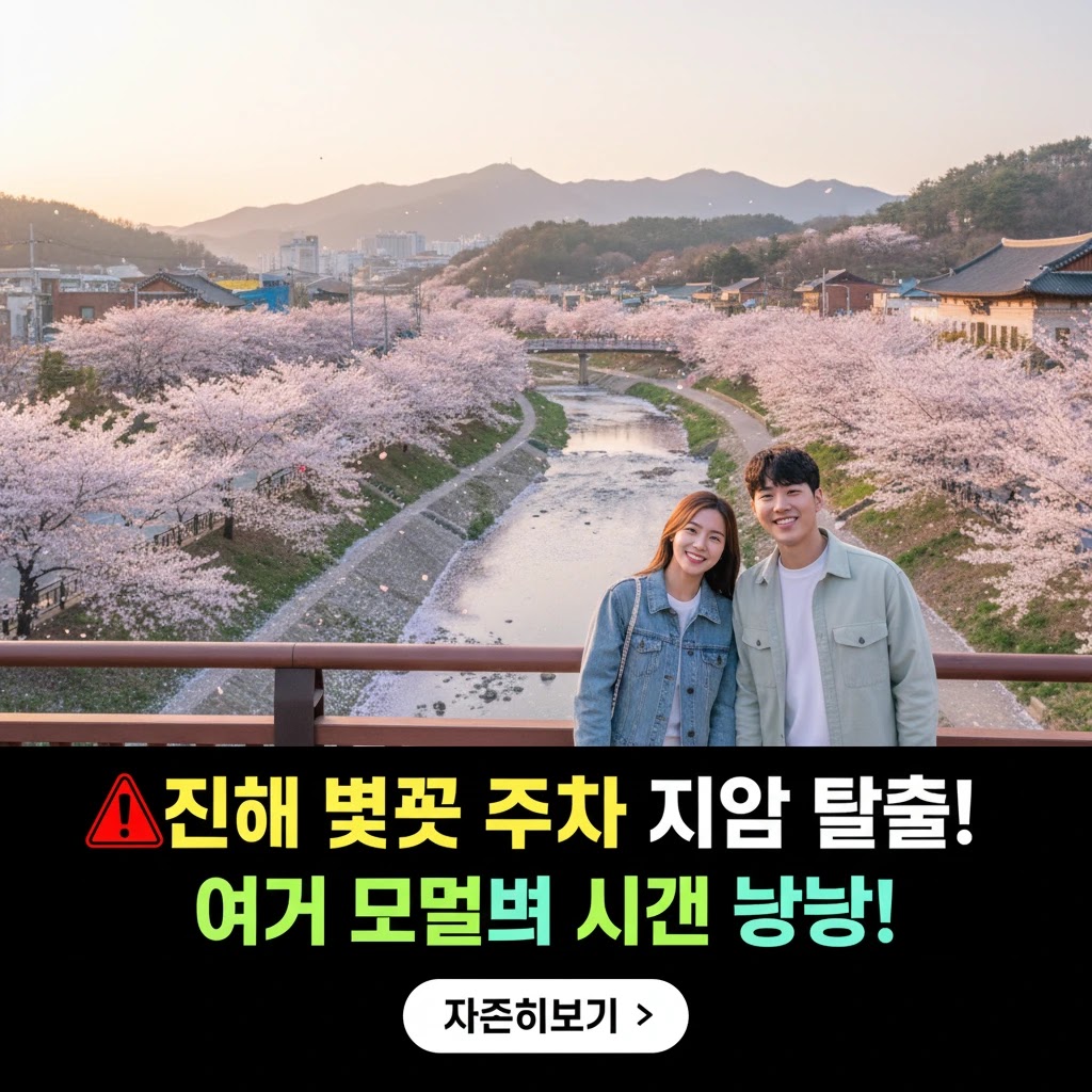 진해 벚꽃 투어 100% 성공! 2026 완벽 가이드 (주차, 혼잡도)