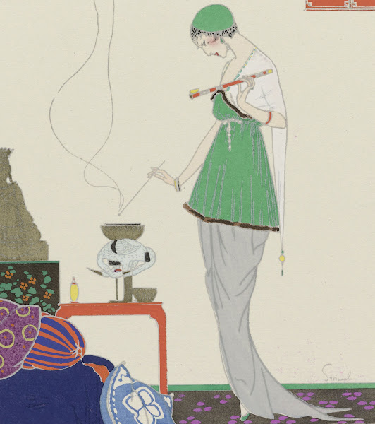 La fumée noire  Robe du soir de Redfern 1914