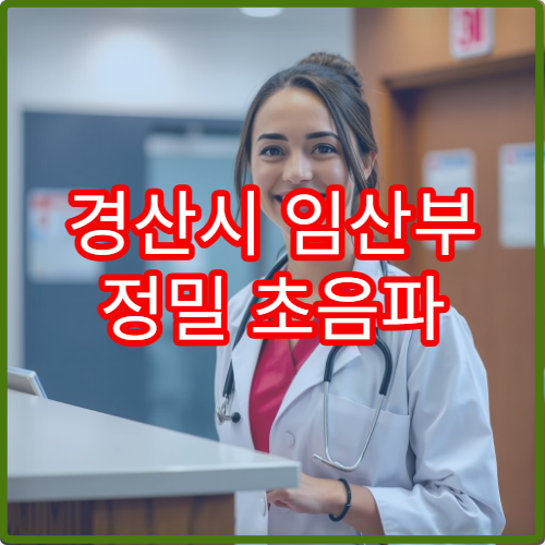 경산시 임산부 정밀 초음파 및 산전검사 가능한 병원