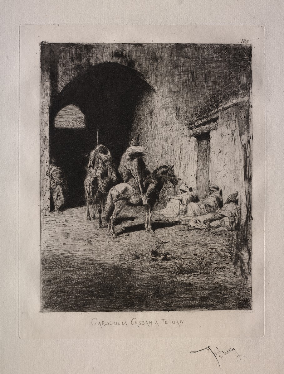 Guard of the Casbah at Tétouan c 1873
