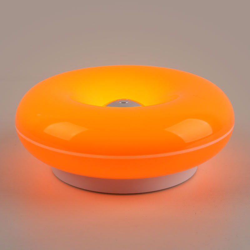 Donut table lamp with touch switch