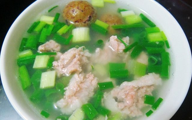 Canh Sấu Thịt Bằm