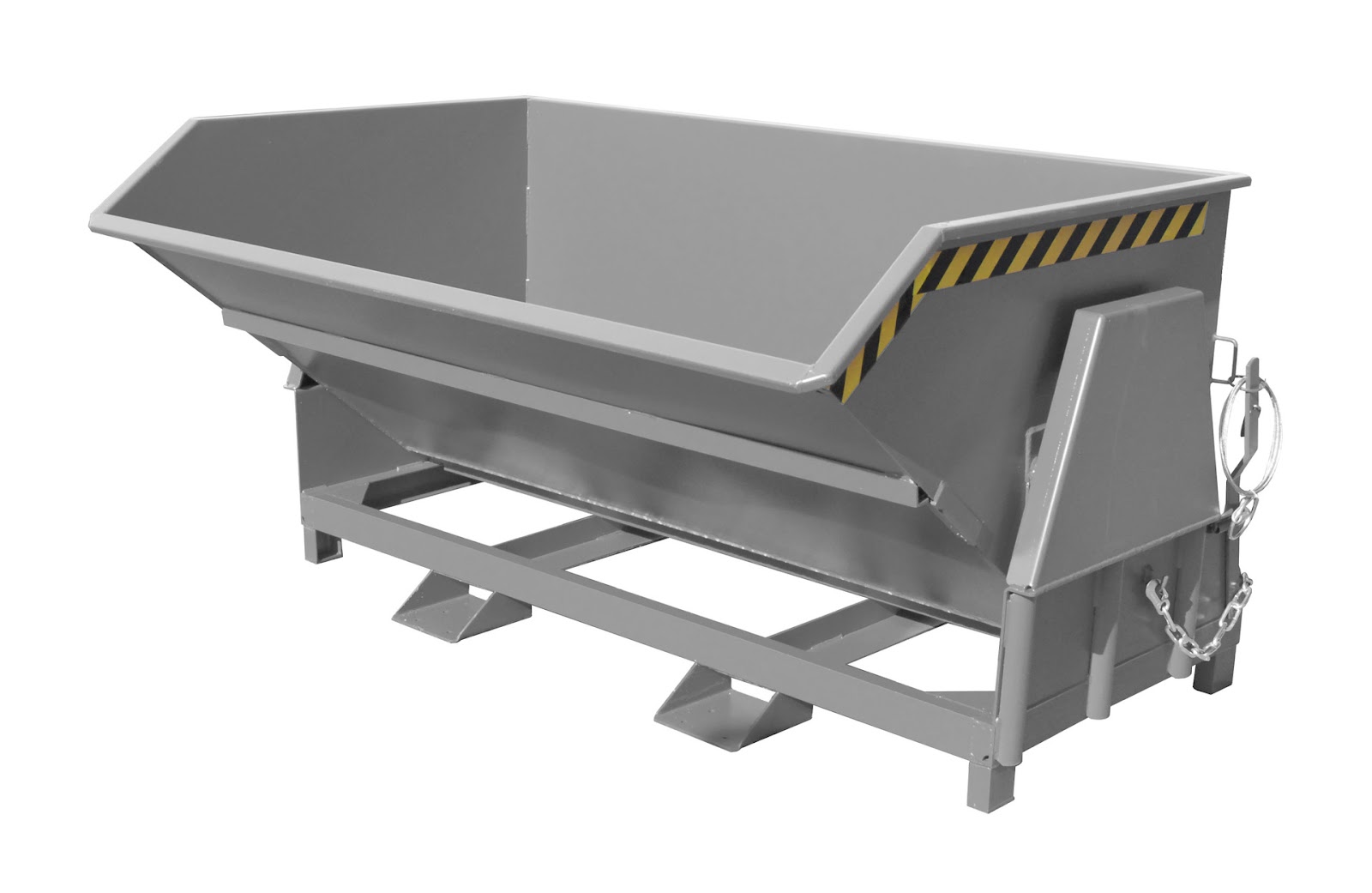 Kiepcontainer BK 200, gelakt, Muisgrijs