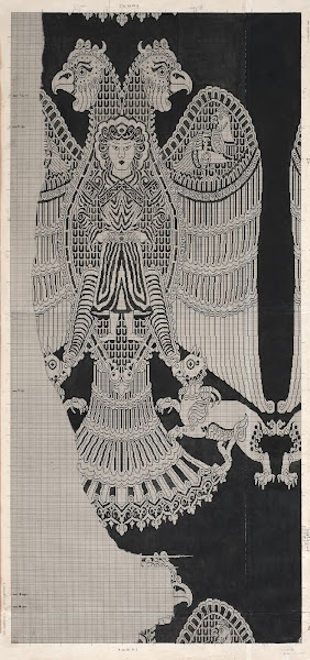 Schematic Drawing of Buyid Silk 1900s