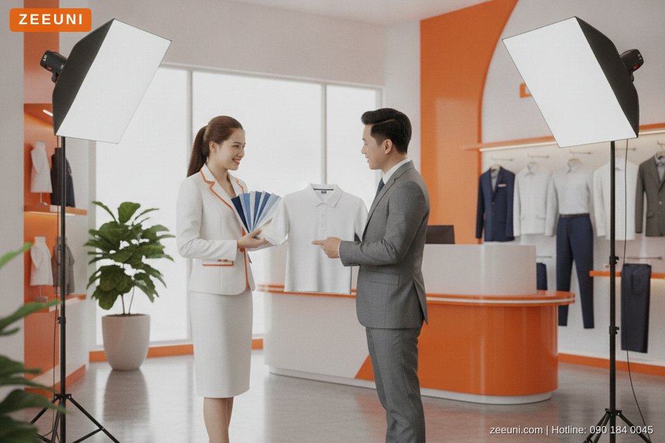 Liên Hệ May Đồng Phục Zeeuni – Nhận Báo Giá Miễn Phí Trong 24H | TPHCM & Hà Nội