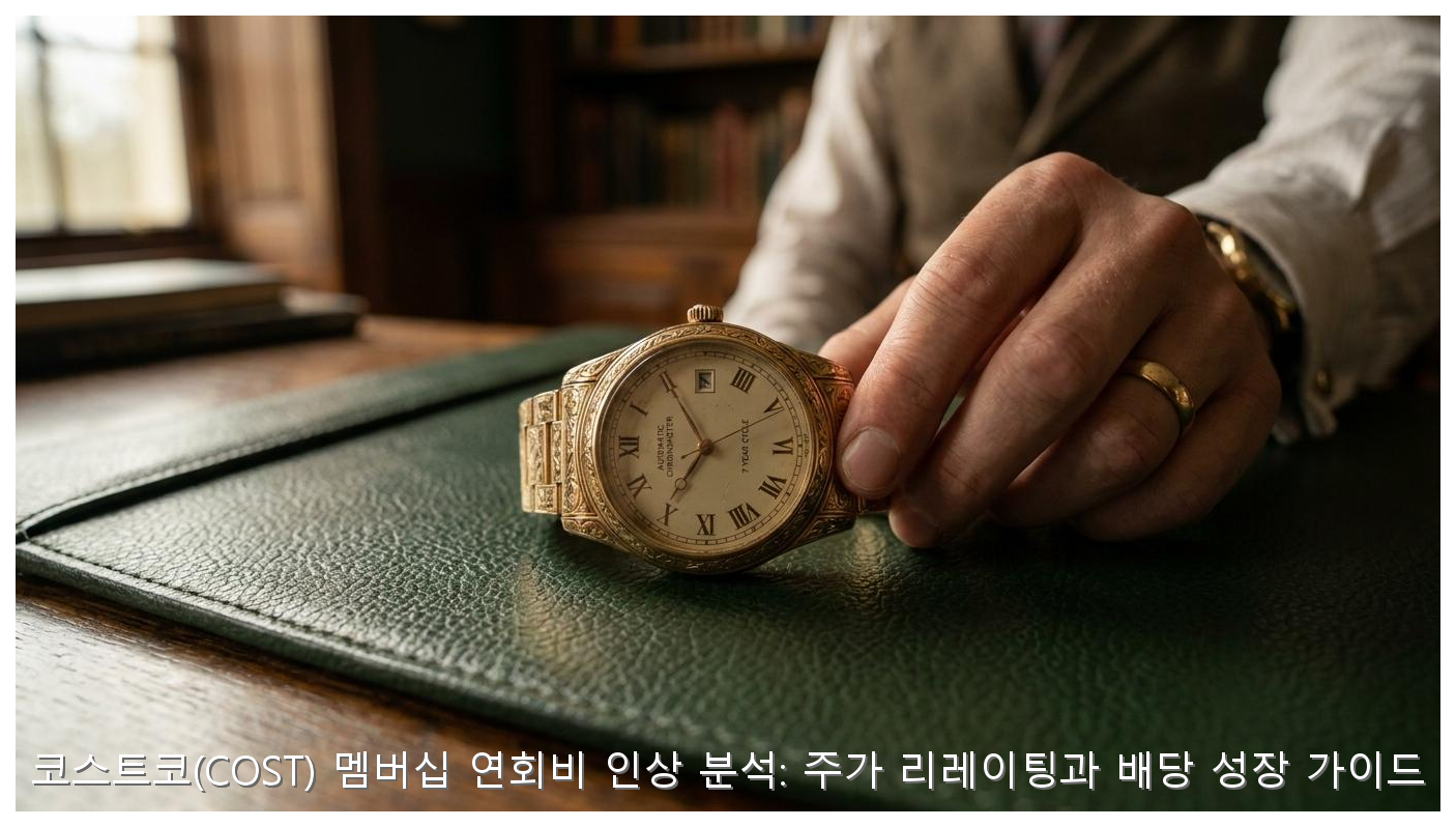 코스트코(COST) 멤버십 연회비 인상 분석: 주가 리레이팅과 배당 성장 가이드 핵심 안내 및 분석 인포그래픽 (2)
